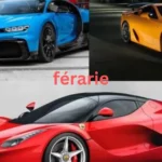a collage of different cars