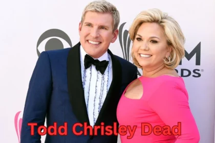 a person and person posing for a picture Todd Chrisley Dead